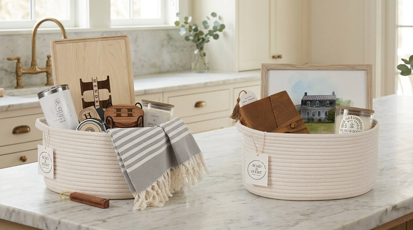 Road & Court Signature Collection - The Premium, and The Seller's Gift closing gift baskets
